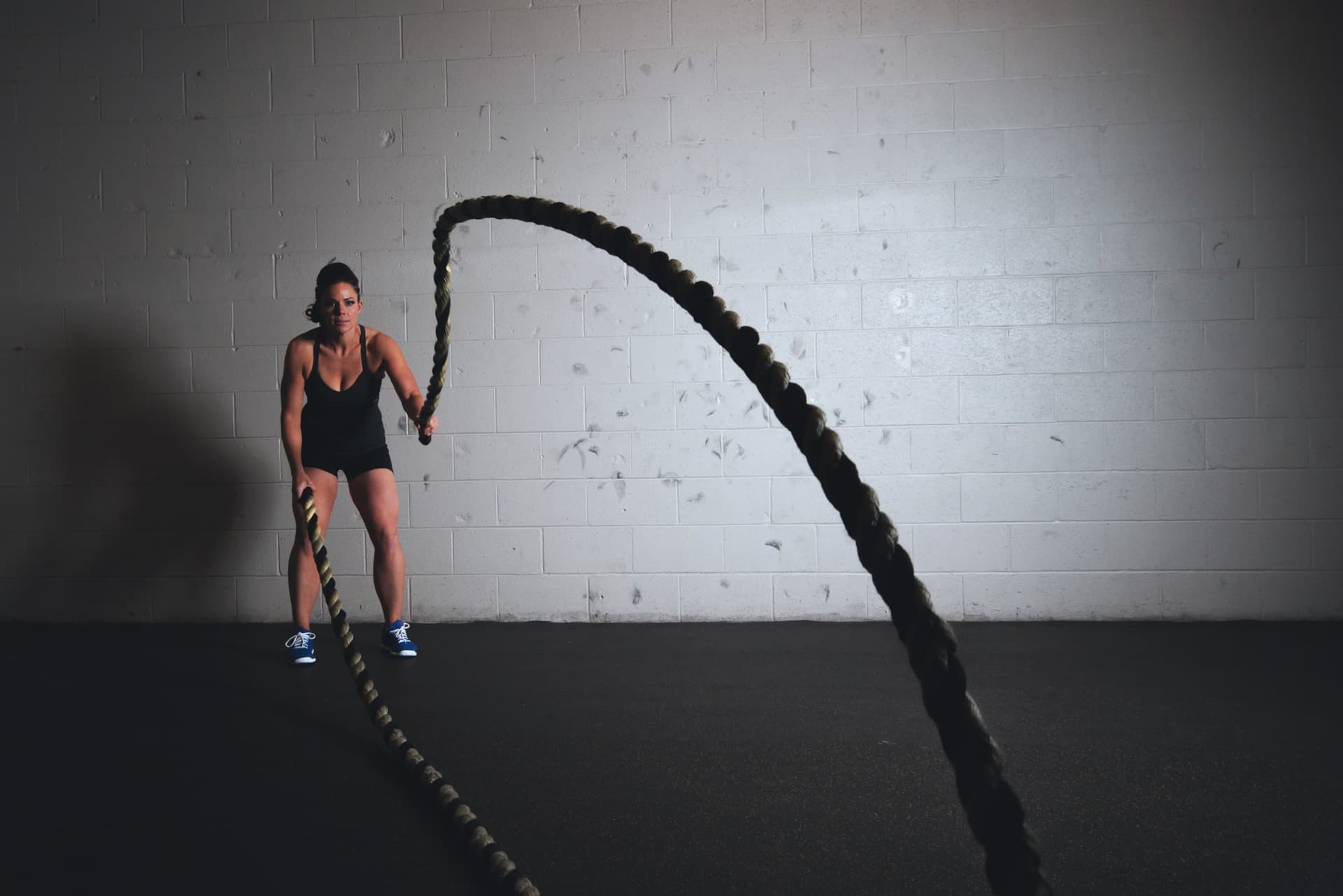 Woman exercising at the gym
